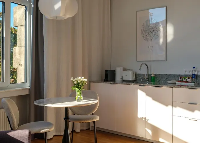 아파트호텔 Miro Center - Quiet Chic, Self Check-in 리가