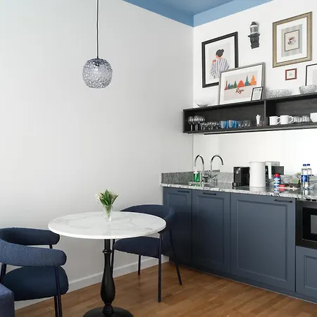 Hotel apartamentowy Miro Center - Quiet Chic, Self Check-in Ryga